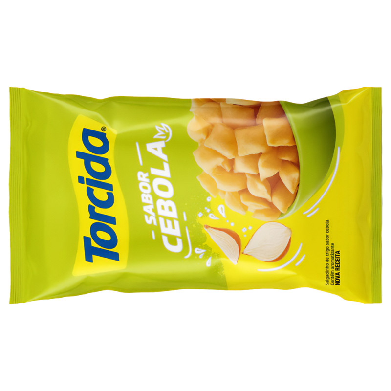 SALGADINHO TORCIDA CEBOLA 60GR - CX COM 24 UN