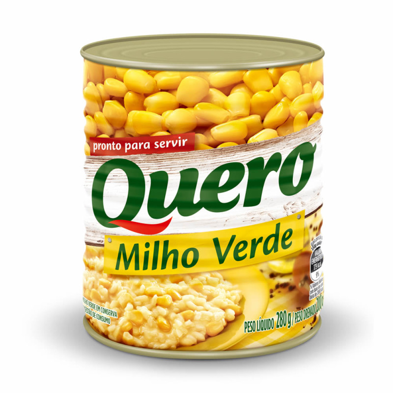 MILHO VERDE QUERO LATA 170GR - CX COM 24 UN