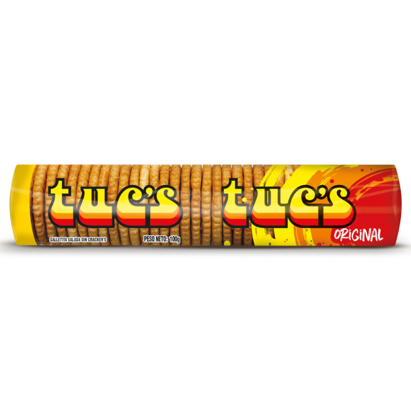 BISCOITO SALGADO TUC'S 100GR TRADICIONAL - CX COM 30 UN