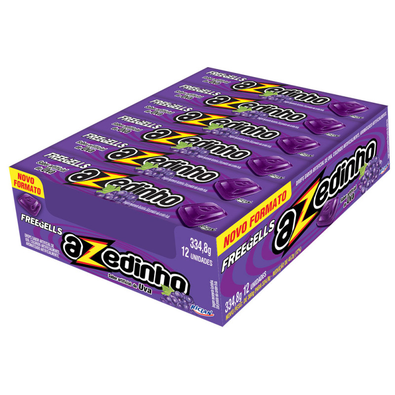 DROPS FREEGELLS RICLAN 27GR AZEDINHO UVA - DP COM 12 UN