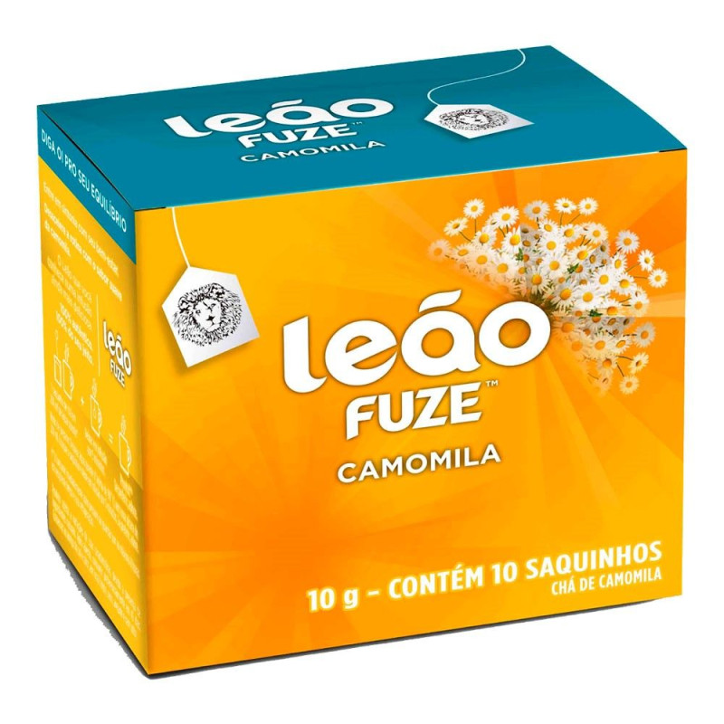 CHÁ LEÃO FUZE SACHÊ 1X10 CAMOMILA 1GR - PC COM 10 DP