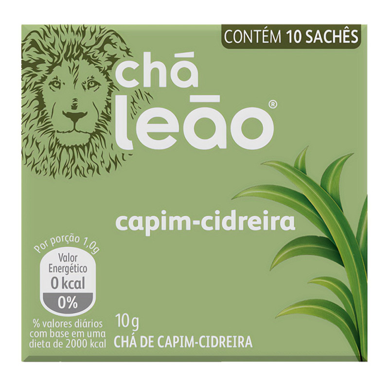 CHÁ LEÃO SACHÊ 1X10 CIDREIRA 1GR - PC COM 10 DP