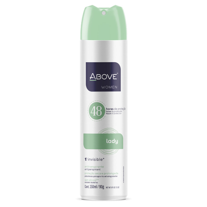 DESODORANTE ABOVE BASTON 150ML WOMEN LADY - PC COM 6 UN