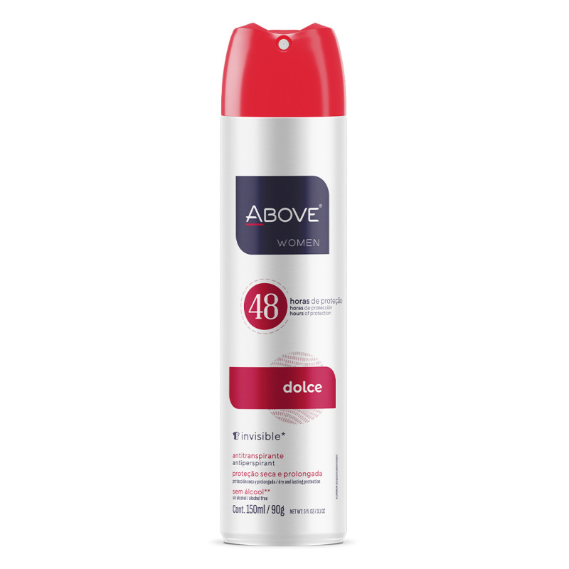 DESODORANTE ABOVE BASTON WOMEN DOLCE 150ML - PC COM 6 UN