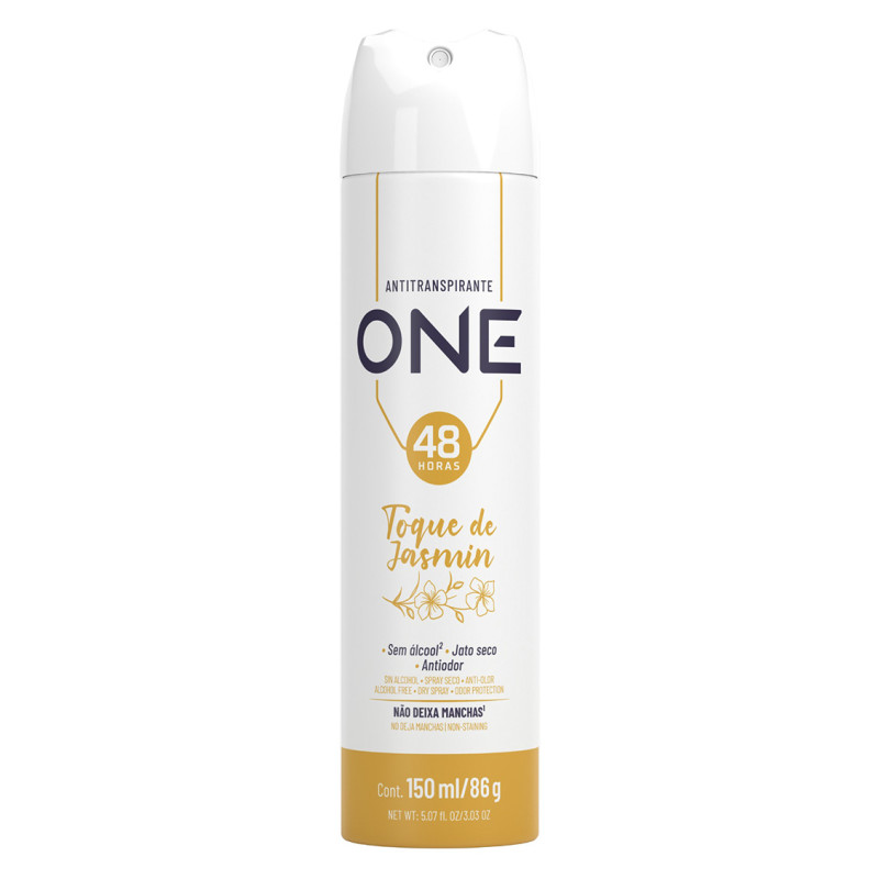 DESODORANTE ABOVE BASTON ONE TOQUE DE JASMIN 150ML - PC COM 6 UN