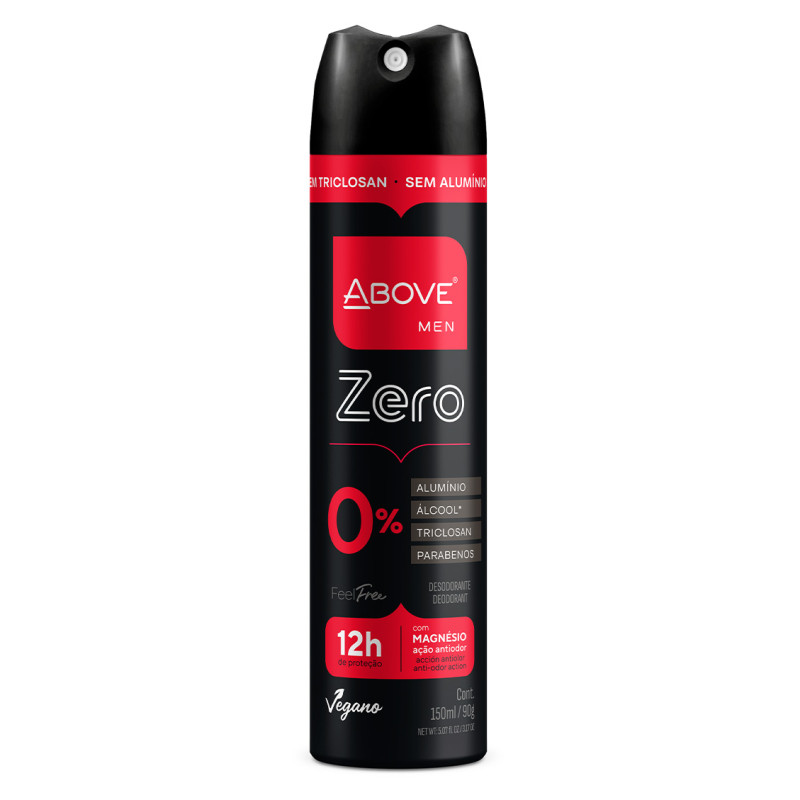 DESODORANTE ABOVE BASTON MEN FREE 150ML - PC COM 6 UN
