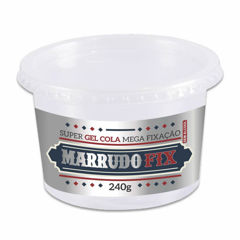 GEL COLA MARRUDO FIX 240GR INCOLOR - CX COM 12 UN