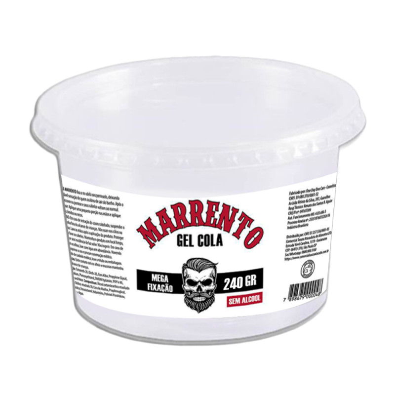 GEL COLA MARRENTO FIX 240GR INCOLOR - CX COM 12 UN