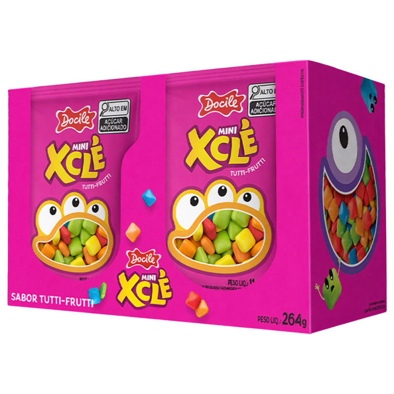 MINI XCLÉ DOCILE 11GR TUTTI-FRUTI - DP COM 24 UN