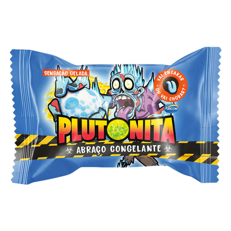 CHICLE PLUTONITA ARCOR ABRAÇO CONGELANTE 180GR - DP COM 40 UN