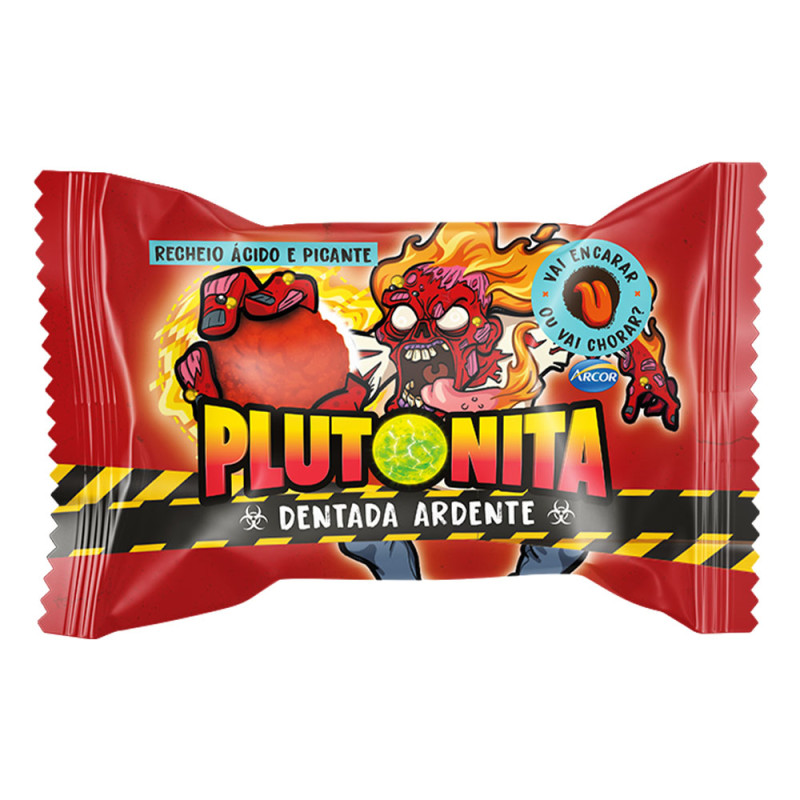 CHICLE PLUTONITA ARCOR 180G DENTADA ARDENTE - DP COM 40 UN
