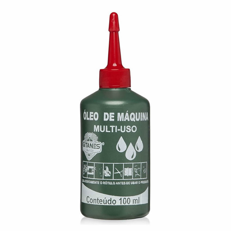 ÓLEO PARA MÁQUINA GITANES 100ML - CX COM 6 UN