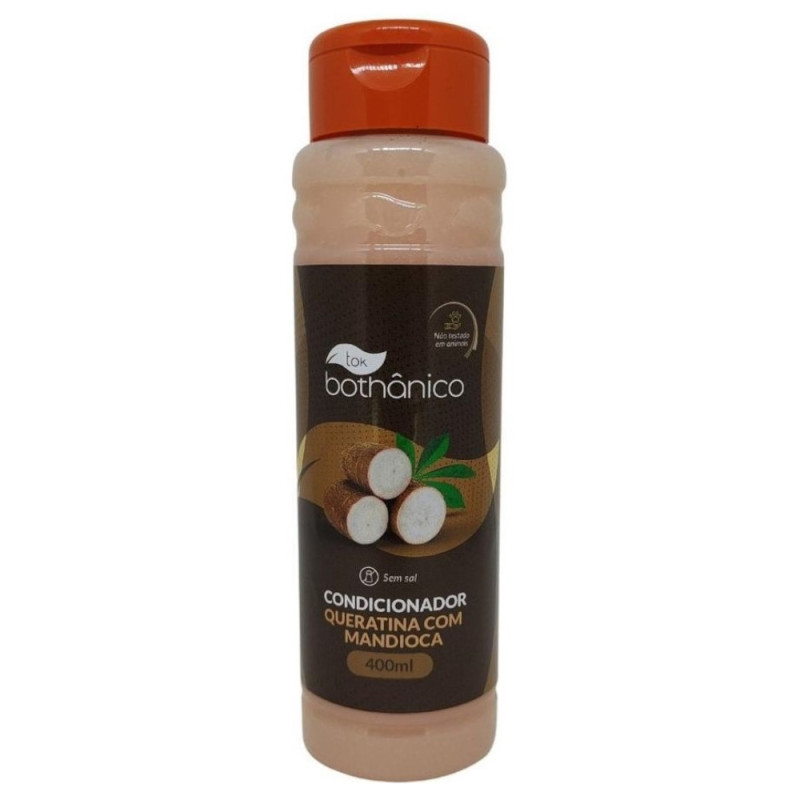 CONDICIONADOR TOK BOTHÂNICO 400ML QUERATINA COM MANDIOCA - UNIDADE