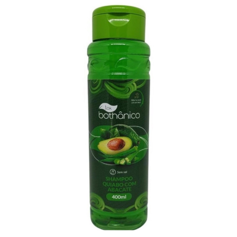 SHAMPOO TOK BOTHÂNICO 400ML QUIABO COM ABACATE - UNIDADE