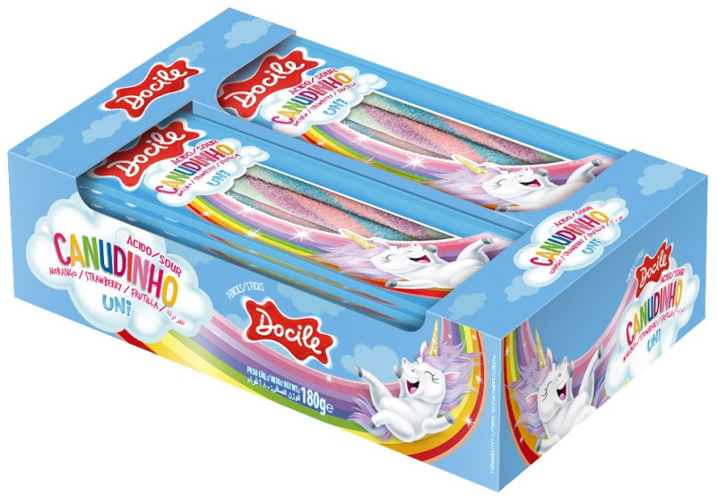TUBES DOCILE 15GR UNICÓRNIO ÁCIDO - DP COM 12 UN