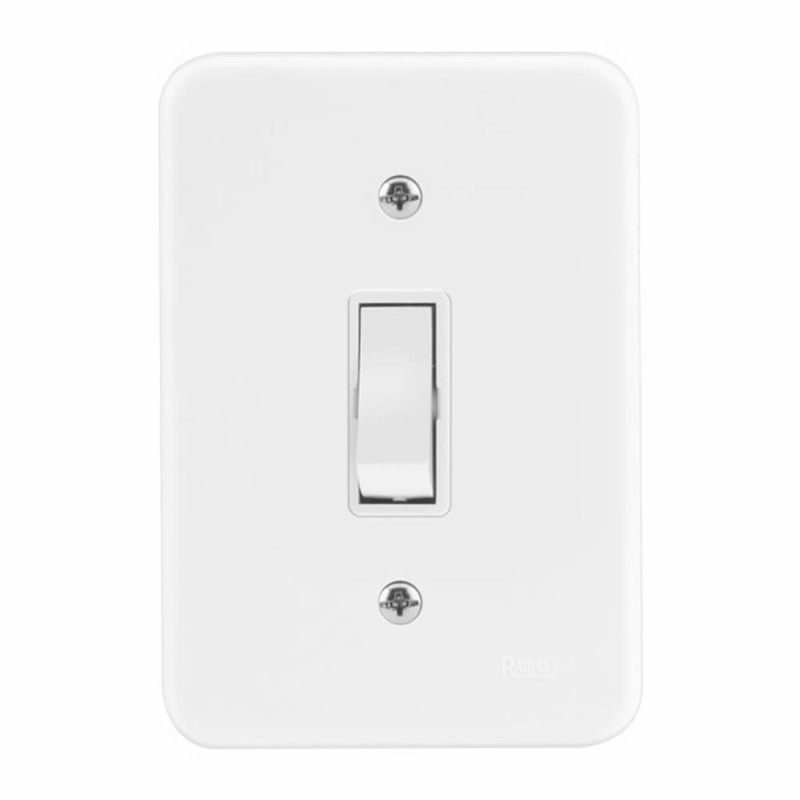 INTERRUPTOR COM PLACA ILUMI SIMPLES BRANCO - CX COM 25 UN