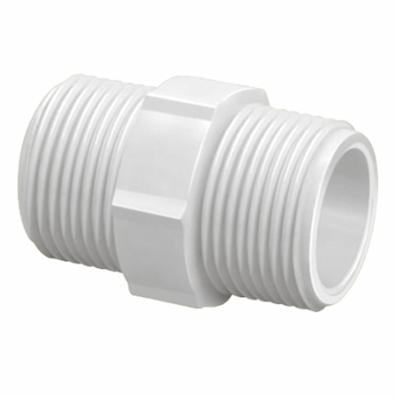 NIPLE BRANCO KRONA ROSCA/ROSCA 3/4 - CARTELA COM 10 UN