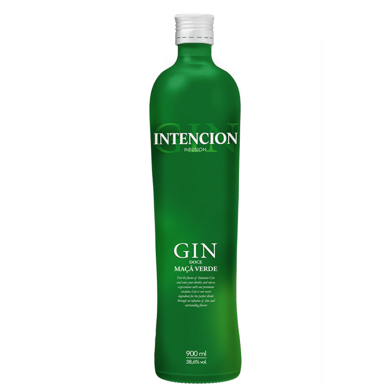 GIN INTENCION 900ML DOCE MAÇÃ VERDE - FD COM 6 UN