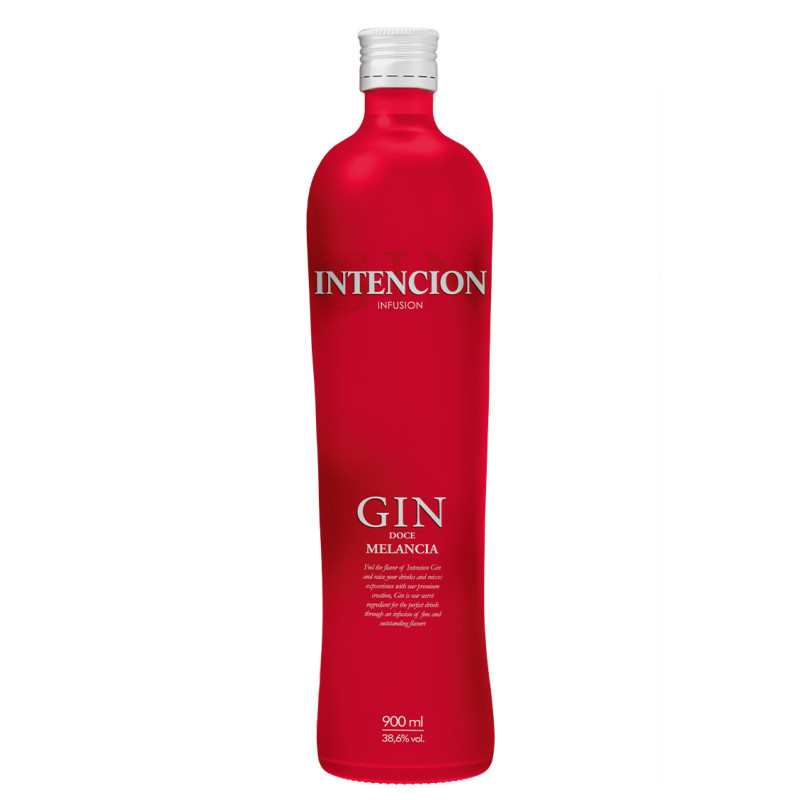 GIN INTENCION 900ML DOCE MELANCIA - FD COM 6 UN