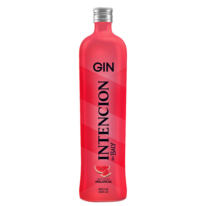 GIN INTENCION 900ML DOCE MELANCIA - FD COM 6 UN