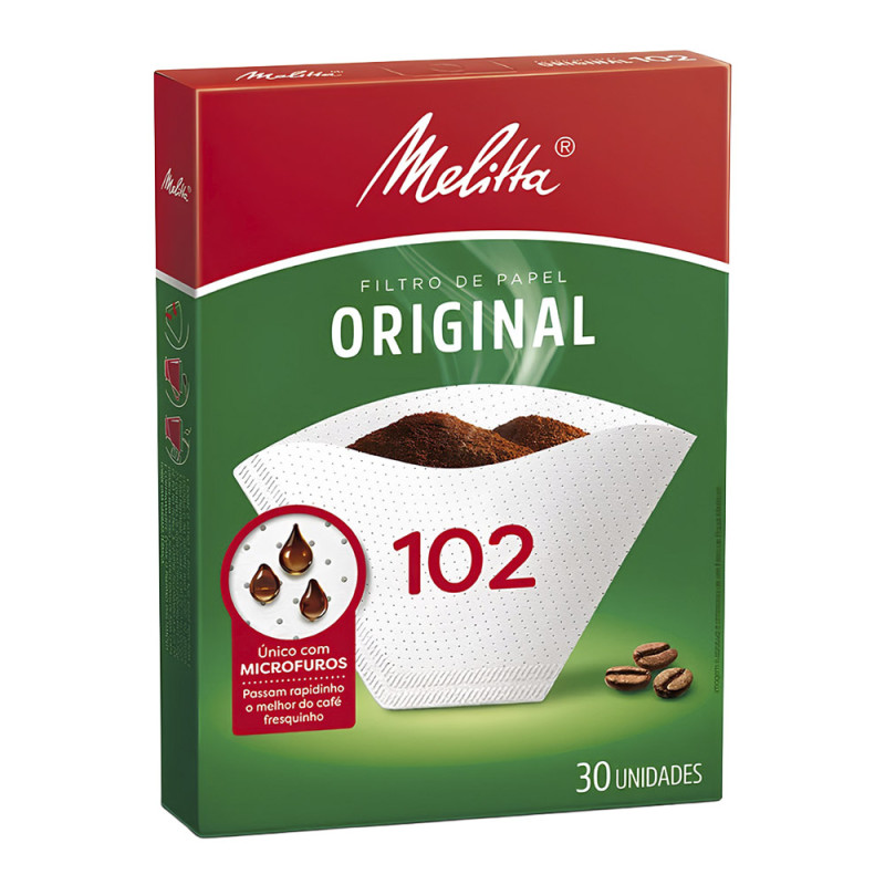 FILTRO DE PAPEL MELITTA COM 30 "102" "PC COM 6 UN