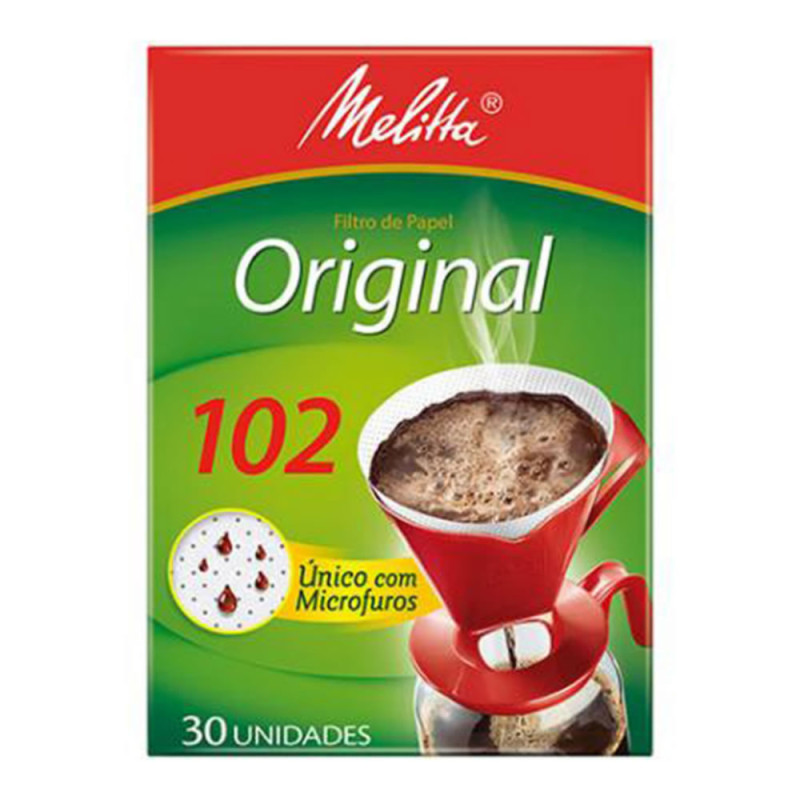 FILTRO DE PAPEL MELITTA C/30 - 102 PC COM 6 UN