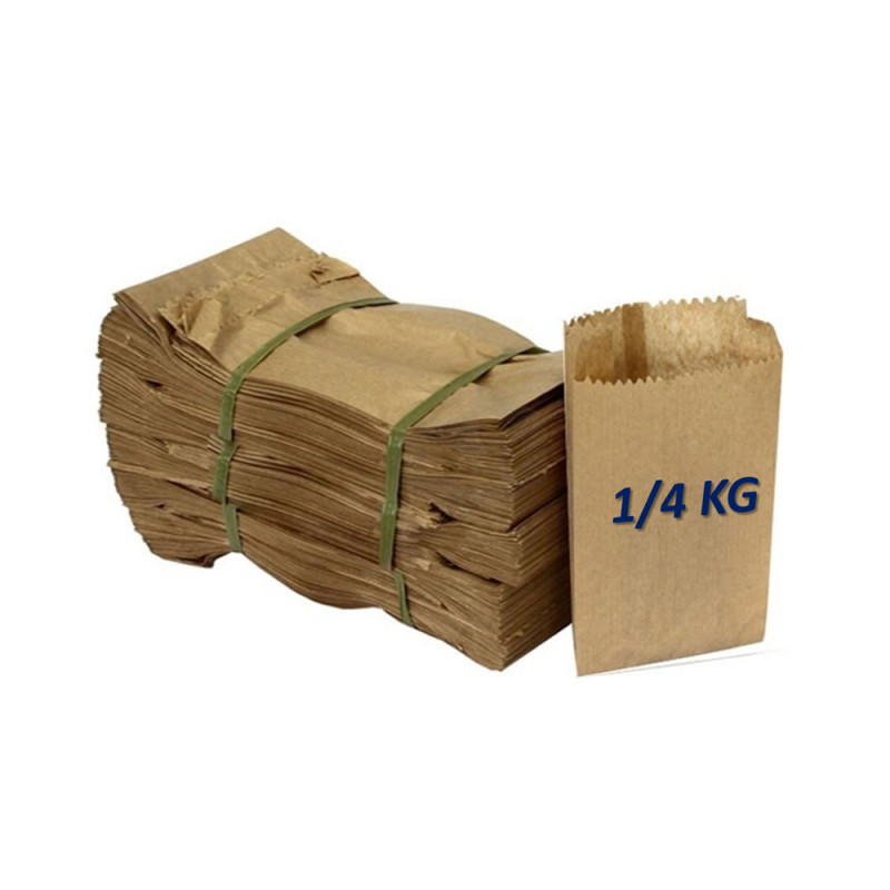 SACO DE PAPEL PIN - 1/4 KG PC COM 500 UN