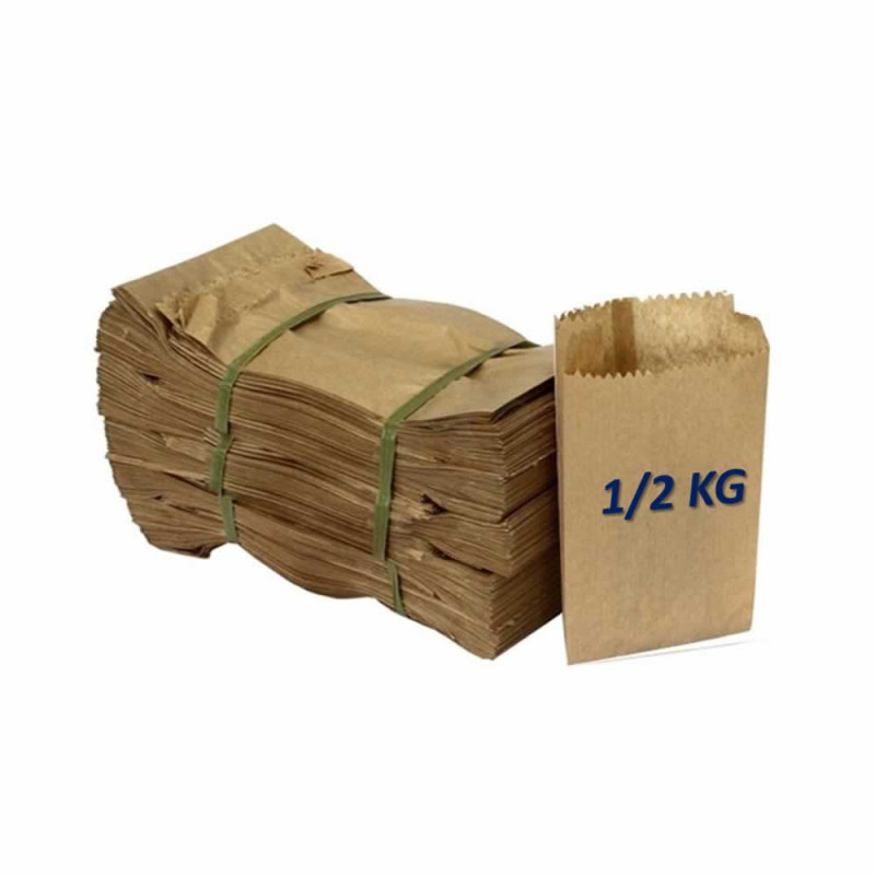 SACO DE PAPEL PIN - 1/2 KG PC COM 500 UN 