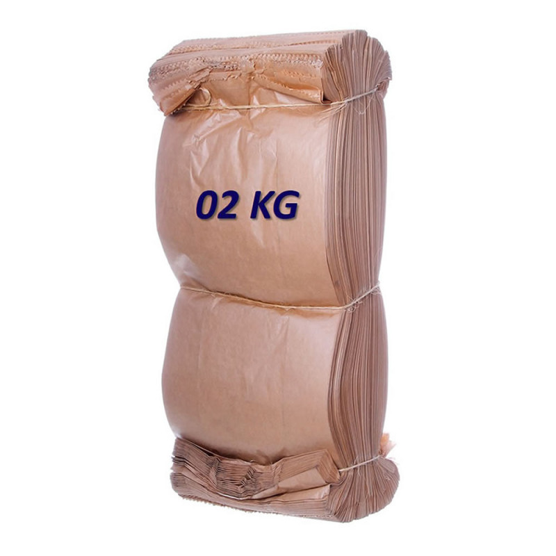 SACO DE PAPEL PIN - 02 KG (4 PÃES) PC COM 500 UN