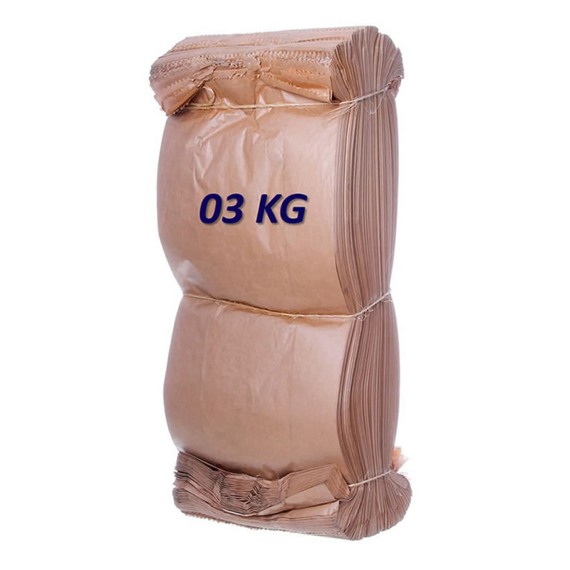 SACO DE PAPEL PIN - 03 KG (6 PÃES) PC COM 500 UN
