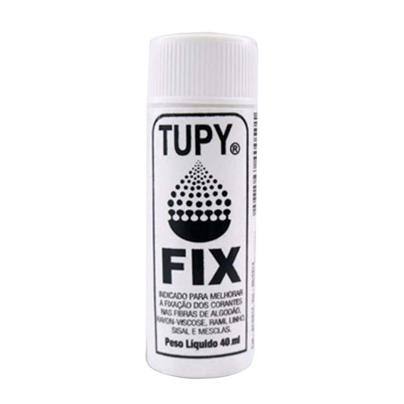 FIXADOR DE CORANTE PARA ROUPA TUPY 40ML - PC COM 6 UN