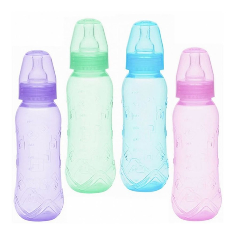 MAMADEIRA PVC SORTIDA NEW BABY 240ML - LISA PC COM 12 UN - PERFUMARIA |  Comercial Souza Atacado
