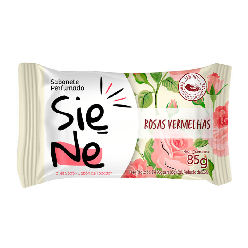 SABONETE SIENE YPÊ 85GR ROSAS VERMELHAS - PC COM 12 UN