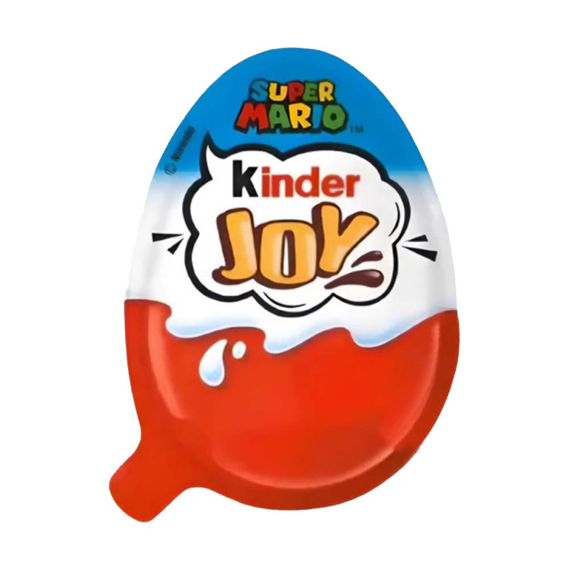 KINDER JOY SUPER MARIO 20GR - DP COM 16 UN