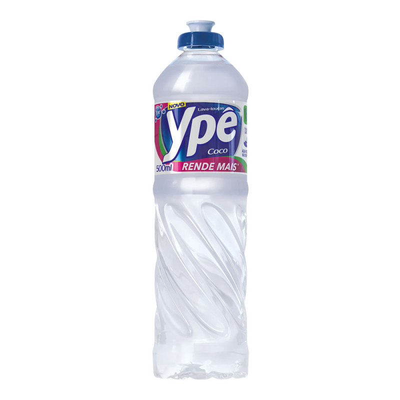 LAVA-LOUÇAS LÍQUIDO YPÊ 500ML COCO - CX COM 24 UN