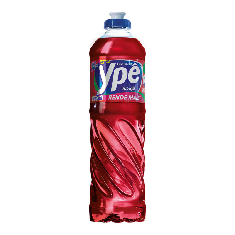 LAVA-LOUÇAS LÍQUIDO YPÊ 500ML MAÇÃ -  CX COM 24 UN