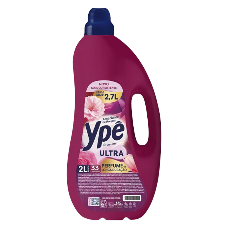 AMACIANTE YPÊ ULTRA FRASCO 2 LITROS PRIMAVERA - CX COM 6 UN