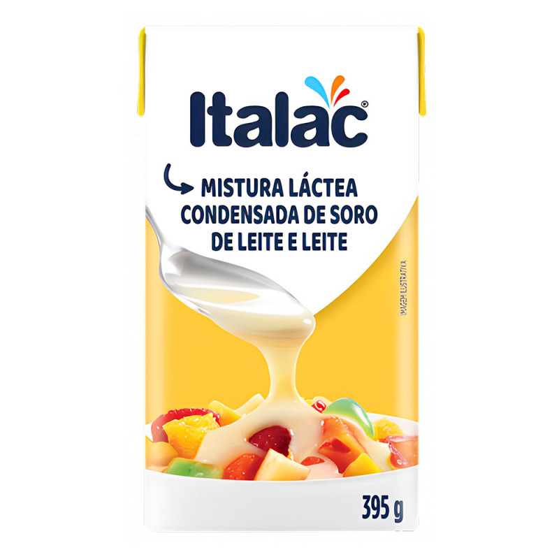 MISTURA LÁCTEA CONDENSADA ITALAC 395GR TP - CX COM 27 UN