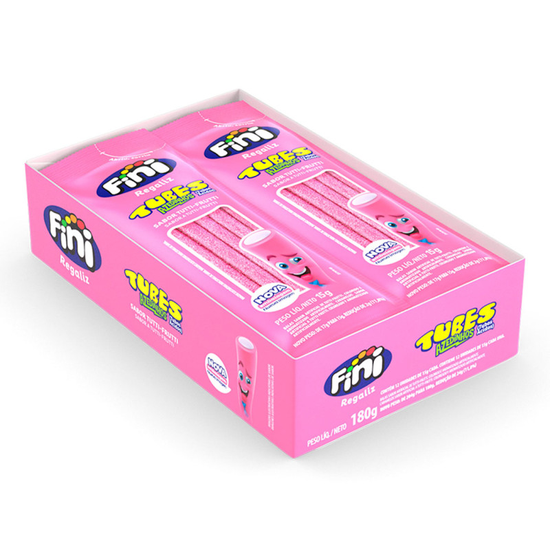 TUBES FINI 15GR TUTTI FRUTTI - DP COM 12 UN