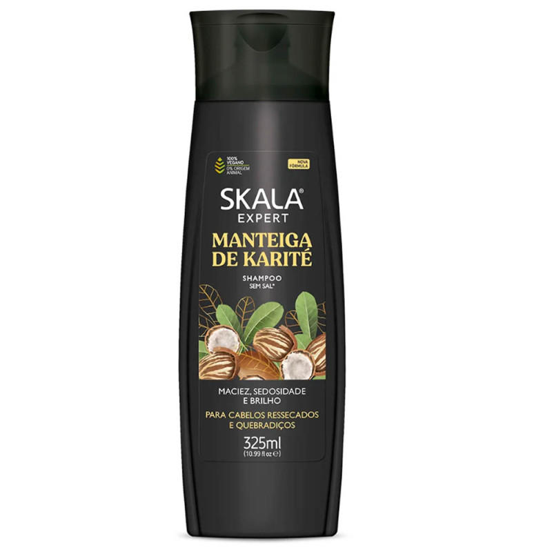 SHAMPOO SKALA 325ML - MANTEIGA DE KARITÉ PC COM 4 UN