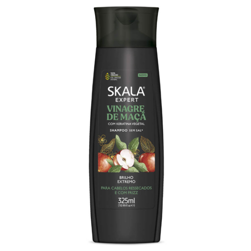 SHAMPOO SKALA 325ML - VINAGRE DE MAÇA PC COM 4 UN