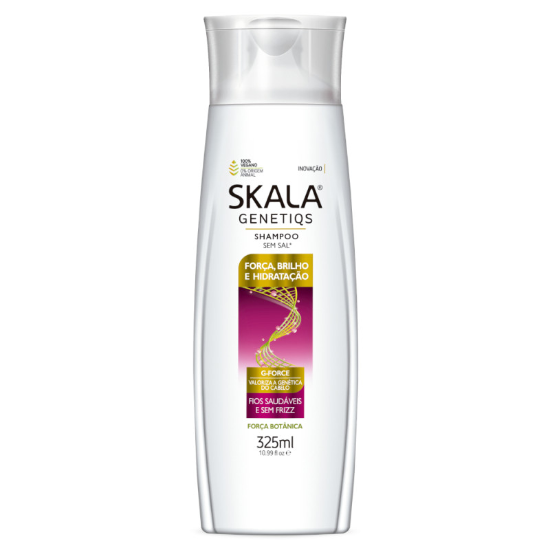 SHAMPOO SKALA 325ML GENETIQS FORÇA, BRILHO E HIDRATAÇÃO - PC COM 4 UN