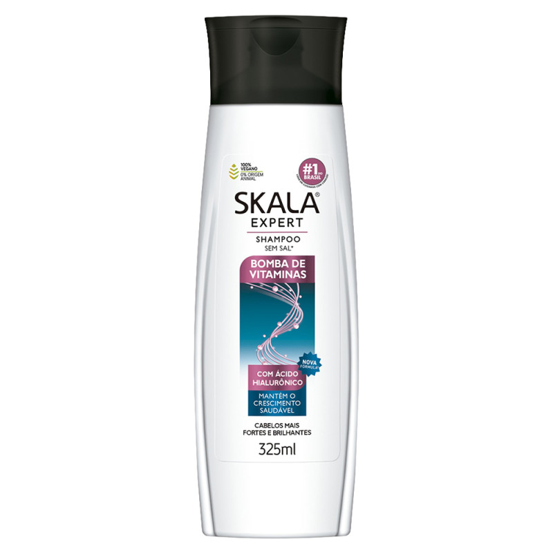 SHAMPOO SKALA 325ML BOMBA DE VITAMINA - PC COM 4 UN