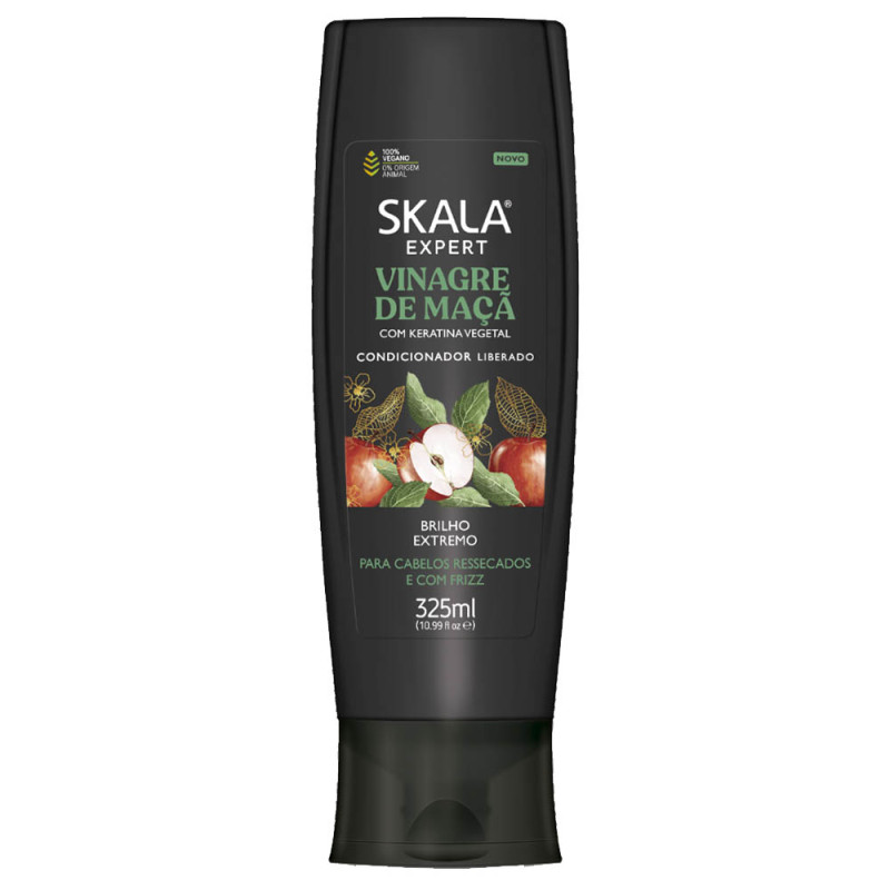CONDICIONADOR SKALA 325ML VINAGRE DE MAÇÃ - PC COM 4 UN