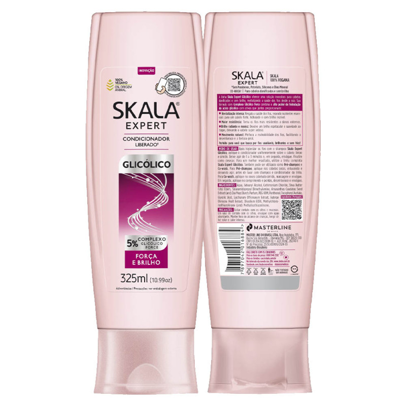 CONDICIONADOR SKALA 325ML GLICÓLICO - PC COM 4 UN