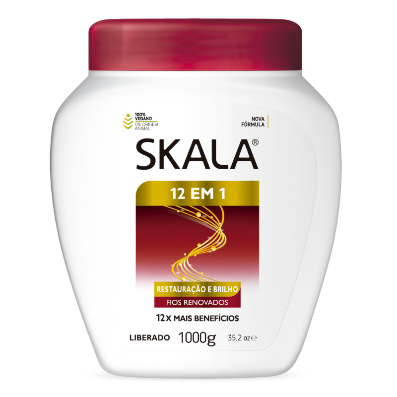 CREME SKALA POTE 1 KILO - 12 EM 1 CX COM 6 UN