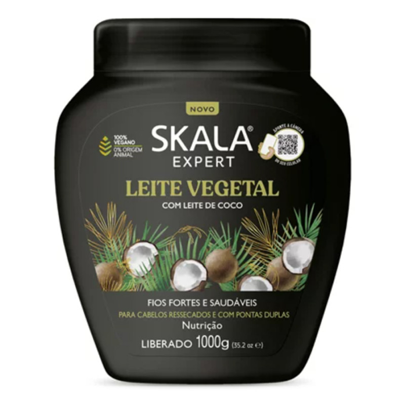 CREME SKALA POTE 1 KILO - LEITE VEGETAL CX COM 6 UN