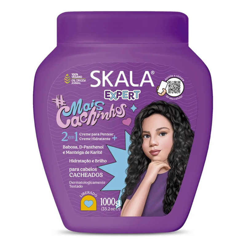 CREME SKALA POTE 1 KILO - MAIS CACHINHOS CX COM 6 UN