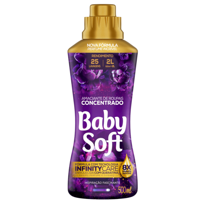 AMACIANTE BABY SOFT 500ML CONCENTRADO - TOQUE SEDUTOR CX COM 12 UN