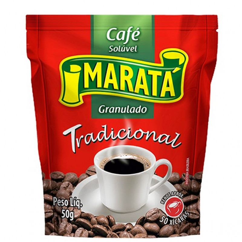 CAFÉ SOLÚVEL SACHÊ MARATÁ TRADICIONAL 50GR - UNIDADE
